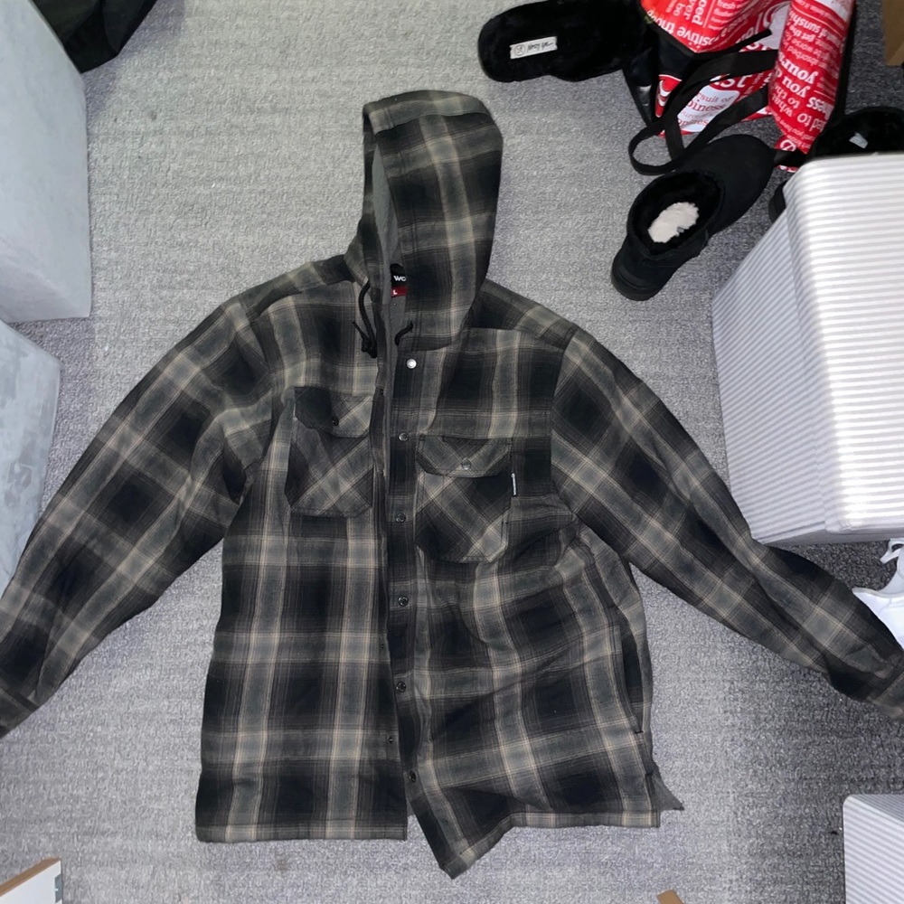 Sherpa Lined Flannel Jacket